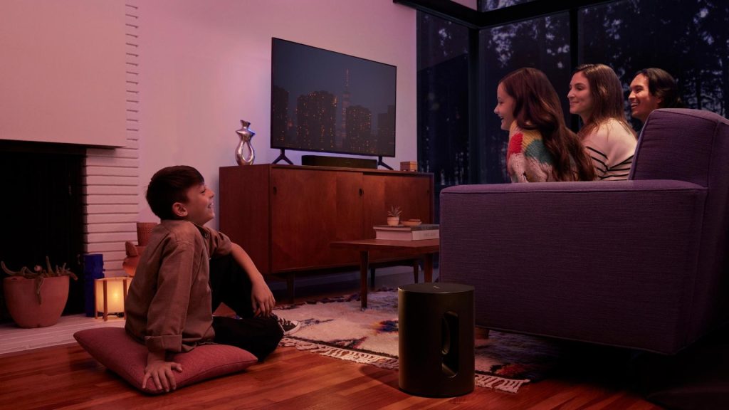 Sonos Home Theatre surround in black with beam (gen 2) and sub mini