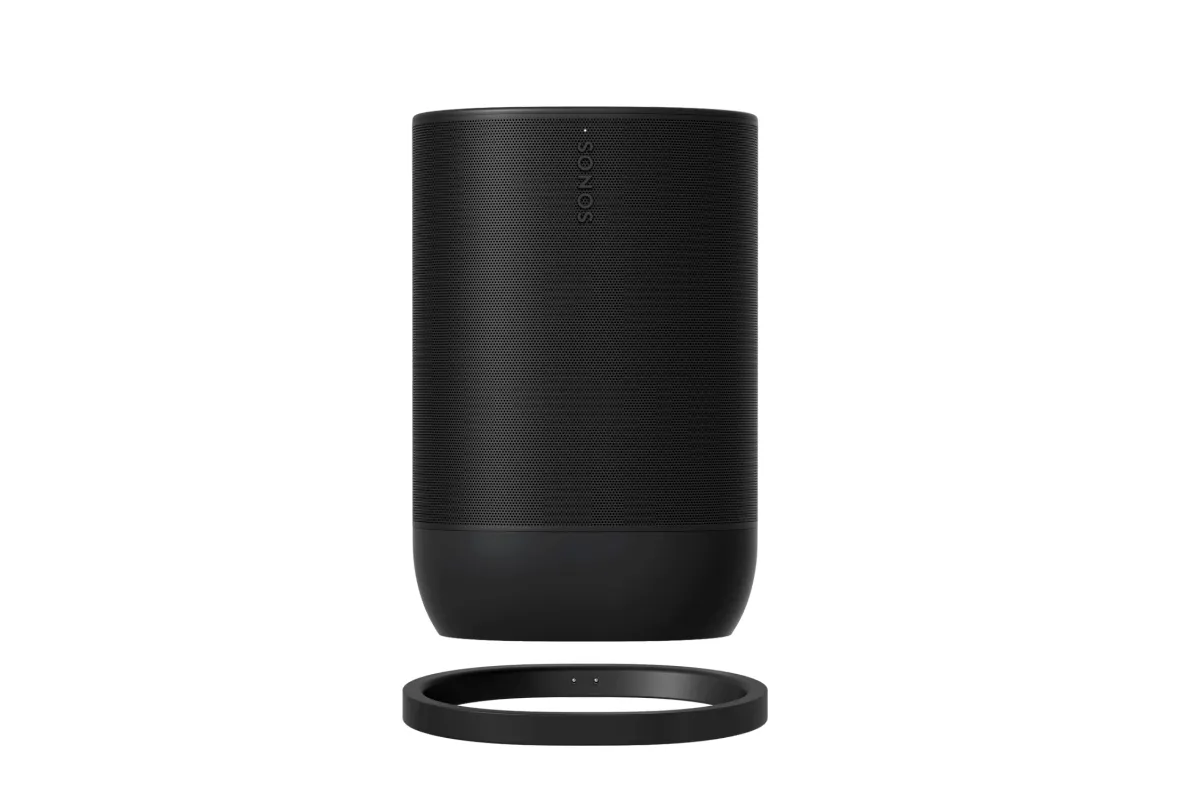sonos move 2 black 8 Sonos Move 2 portable speaker in black product photo on white background
