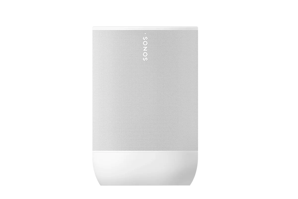 sonos move 2 white 3 Sonos Move 2 portable speaker in white product photo on white background