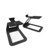 Kanto SE4 Speaker Stands, pair, in black, angled right, product photo on white background