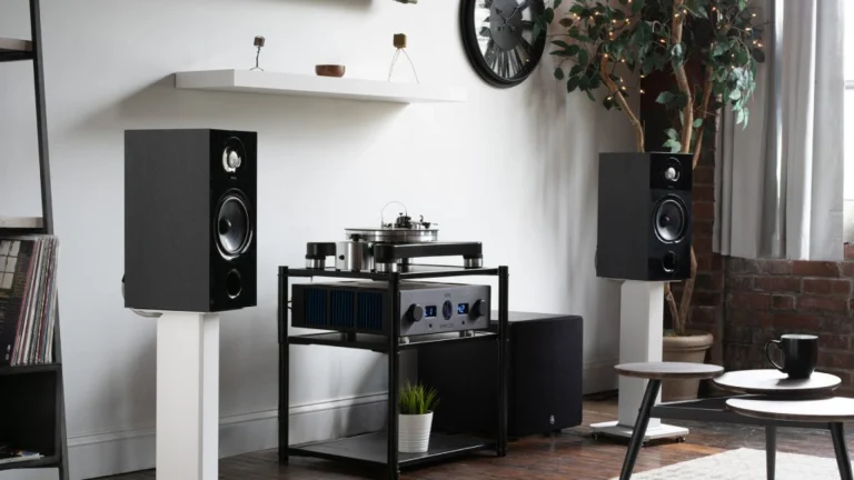 category header speaker stands