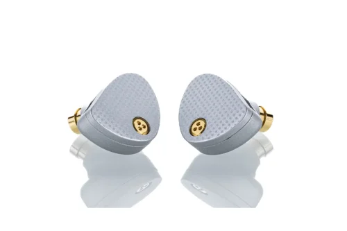 Aria 2 earphones with elegant gold accents, highlighting the contemporary look for music lovers.
