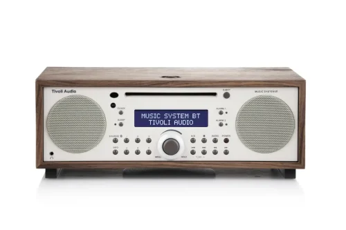 Tivoli Music System BT in Walnut, on white background, product photo