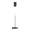 Height-Adjustable Speaker Stand for Sonos Era 100 Black on white background