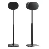 Height-Adjustable Speaker Stand for Sonos Era 300 Black 3 Sanus Height-Adjustable Speaker Stand designed for the Sonos Era 300, featuring a sleek black finish with a sturdy base and adjustable pole for optimal speaker placement.