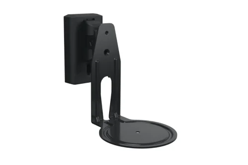 Sanus Adjustable Speaker Wall Mount designed for the Sonos Era 100 Black 1 Sanus wall mount designed for sonos era 100 in black, on white background product photo