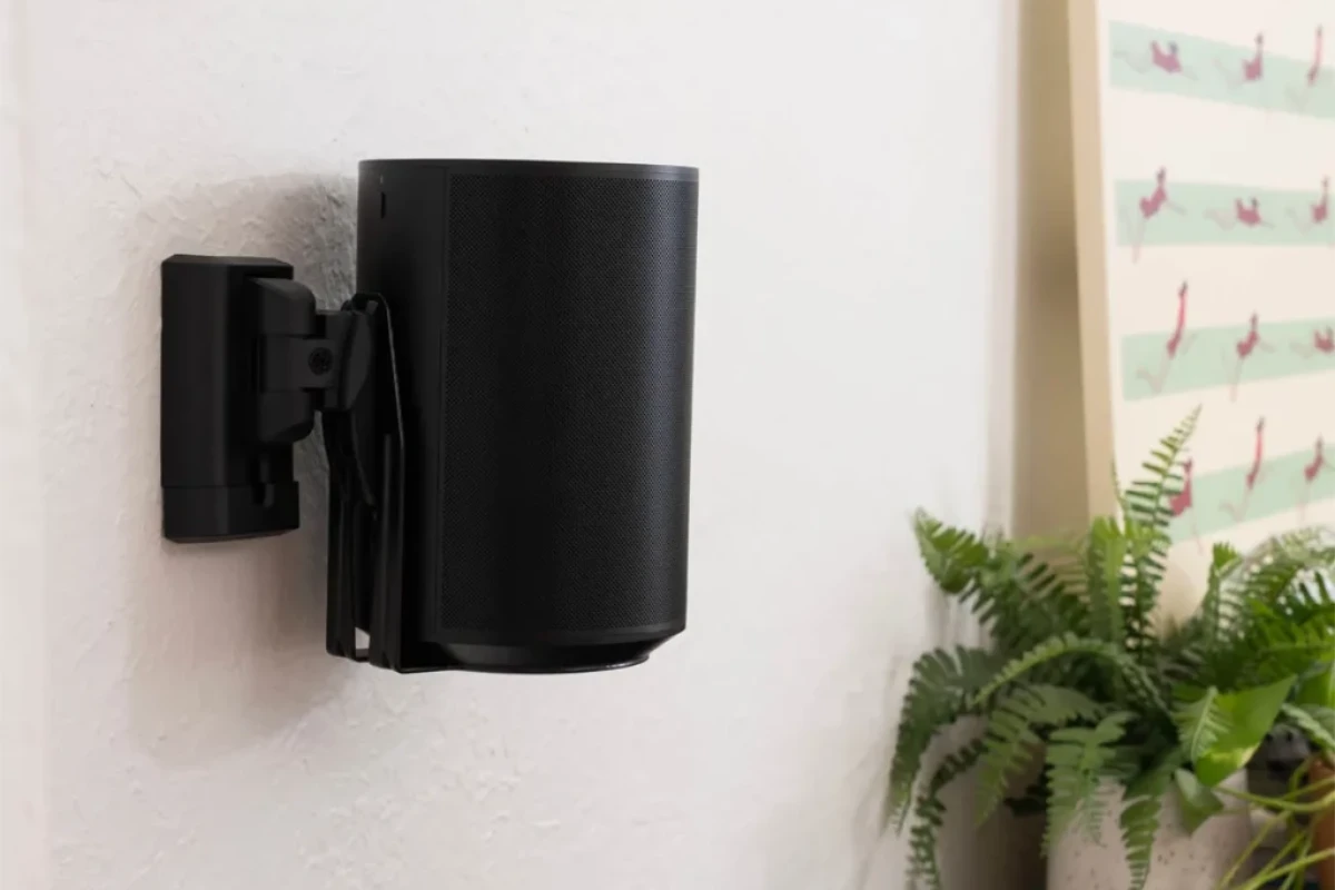 Sanus Wall Mount designed for the Sonos Era 100 Black lifestyle photo
