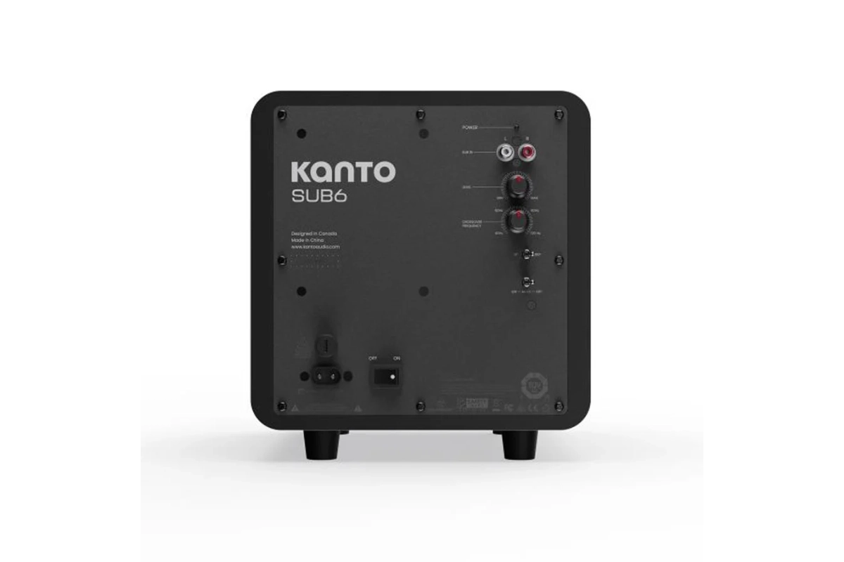 KantoSub6MatteBlack- 3 Kanto Sub 6 MAtte black product photo white background