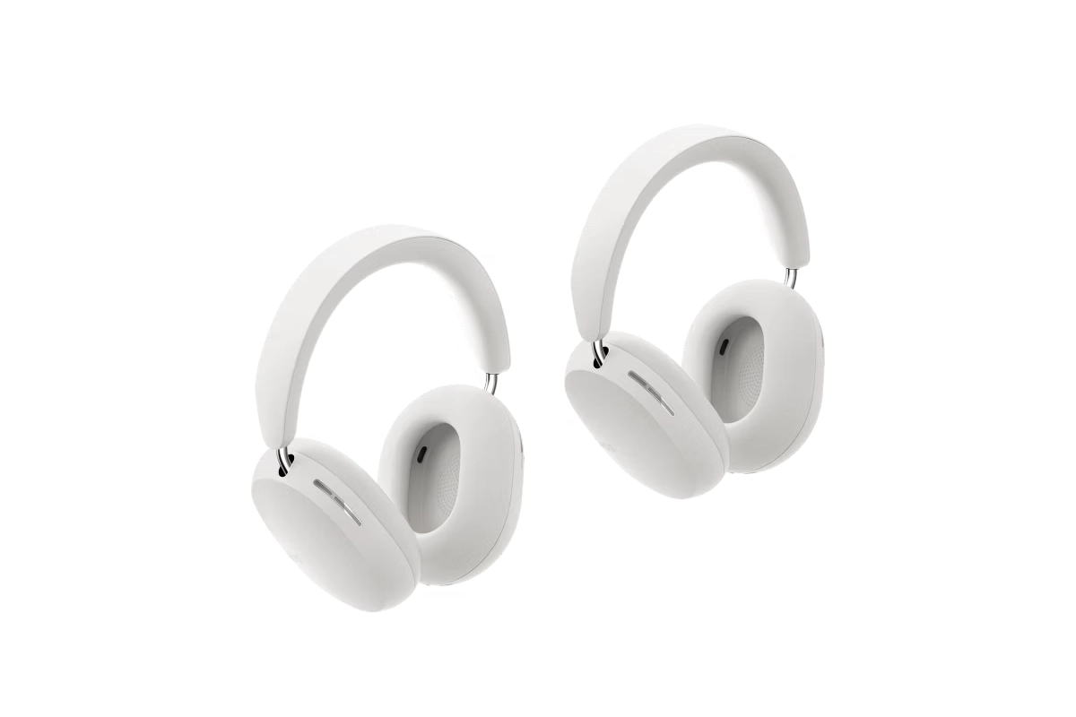 Sonos Ace Pair White Sonos ace headphones pair, bundle of two, product photo on white background