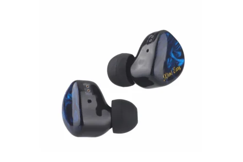 Kiwiears Cadenza Bleu 2 Kiwiears Cadenza blue on white background