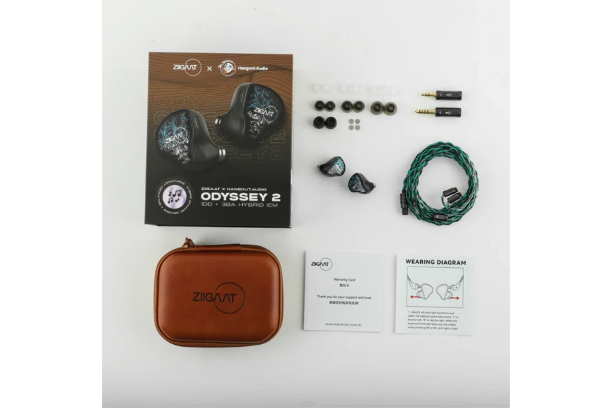 ZiiGaat x Hangout.Audio- Odyssey 2 Earbuds 7 ZiiGaat x Hangout.Audio- Odyssey 2 Earbuds IEMs Product Photo